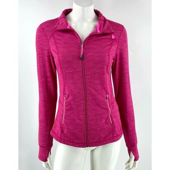 Tangerine Womens Athletic Jacket Sz Small Pink Zip - Picture 1 of 6